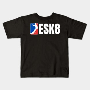 Esk8 NBA electric skateboard design Kids T-Shirt